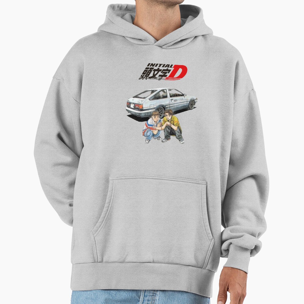 New Design Initial D Takumi And Itsuki Hoodie - Image 4