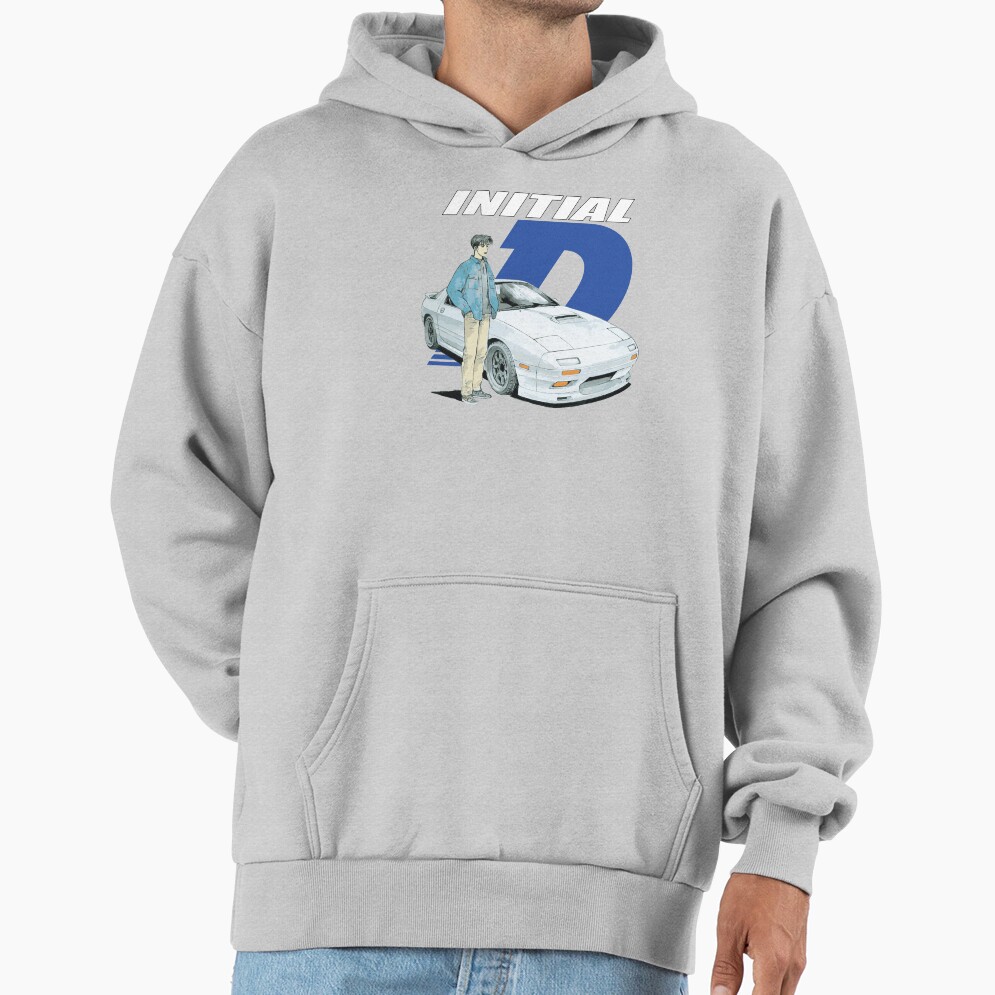 Initial D Takumi Fujiwara Fc Rx7 Drifting Hoodie - Image 4