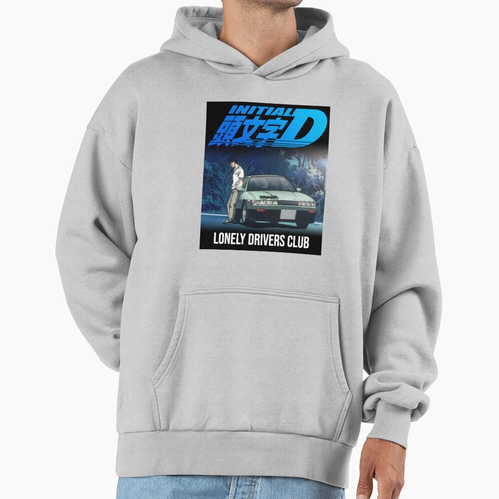 Initial D Lonely Drivers Club Hoodie - Image 4