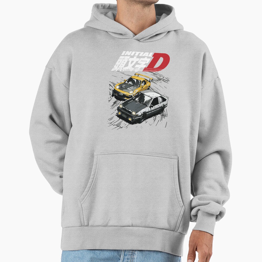 Initial D 86 Takumi Vs Keisuke Hoodie - Image 4