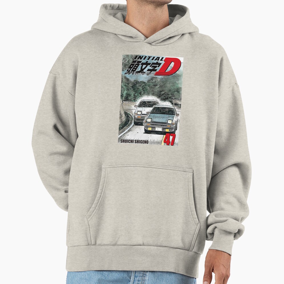 New Collection Initial D Vintage Design Hoodie - Image 3
