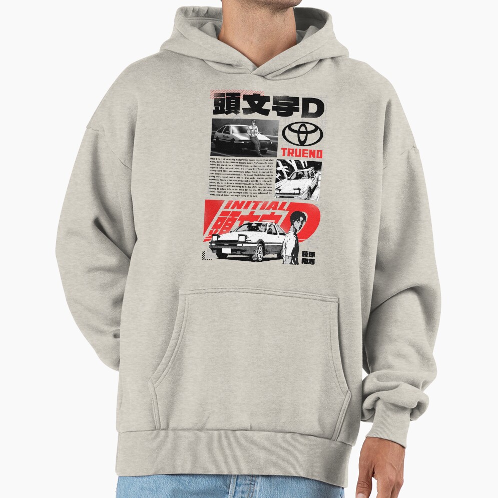New Design Initial D Takumi Fujiwara Classic Hoodie - Image 3