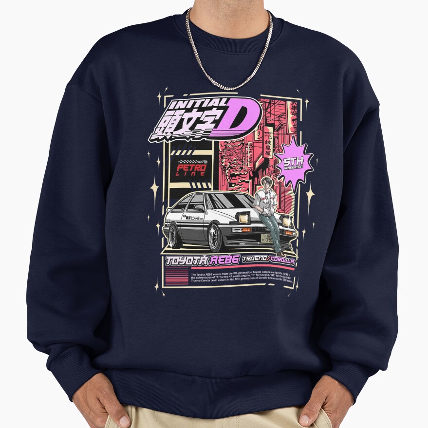 New Collection Ae 86 Initial D Classic Sweatshirt