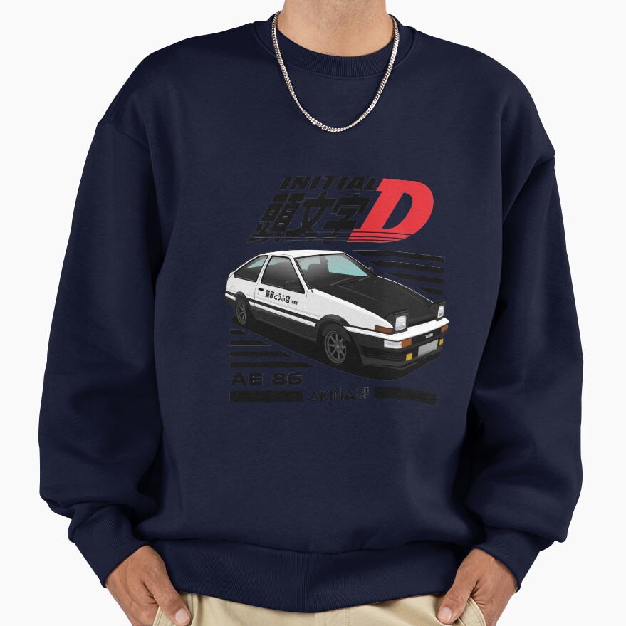 Best Selling Ae86 Initial D Vintage Sweatshirt - Image 5
