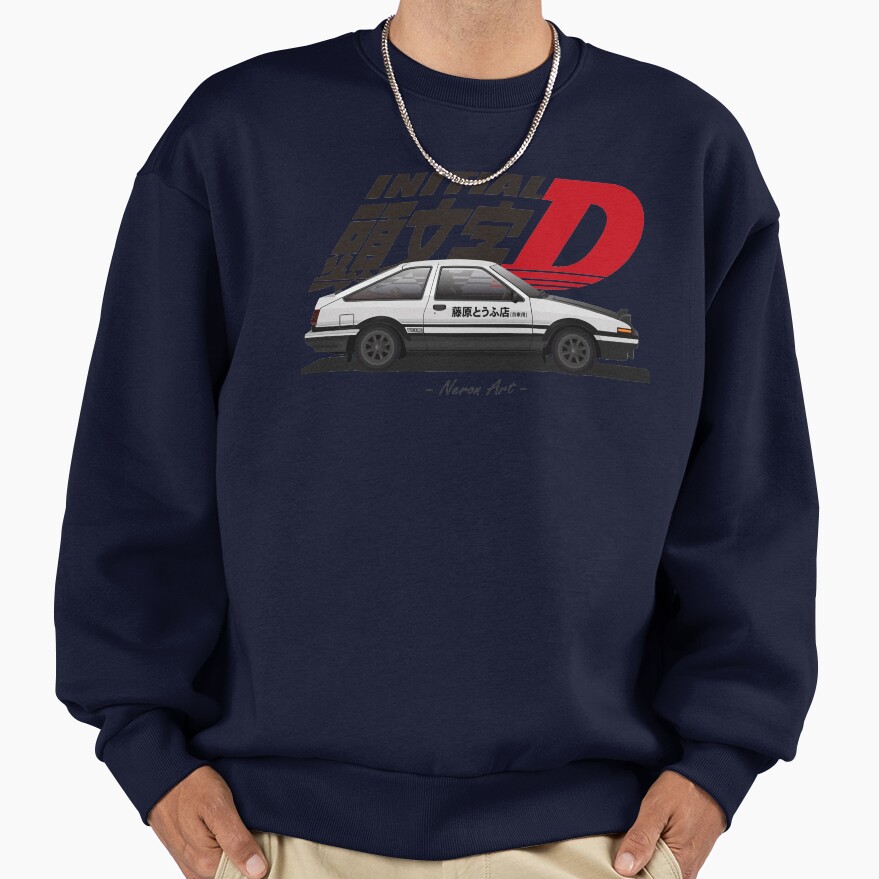 New Collection Ae 86 Initial D Bassic Sweatshirt - Image 5