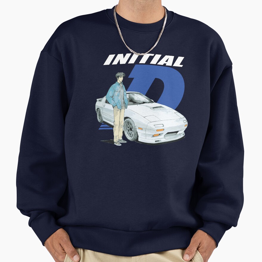 Initial D Takumi Fujiwara Fc Rx7 Drifting Sweatshirt - Image 5