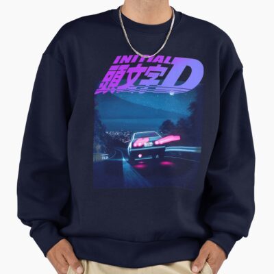 Hot Collection Initial D Neon Ae86 Retro Sweatshirt