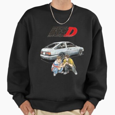 Alternative view of New Design Initial D Takumi And Itsuki Sweatshirt