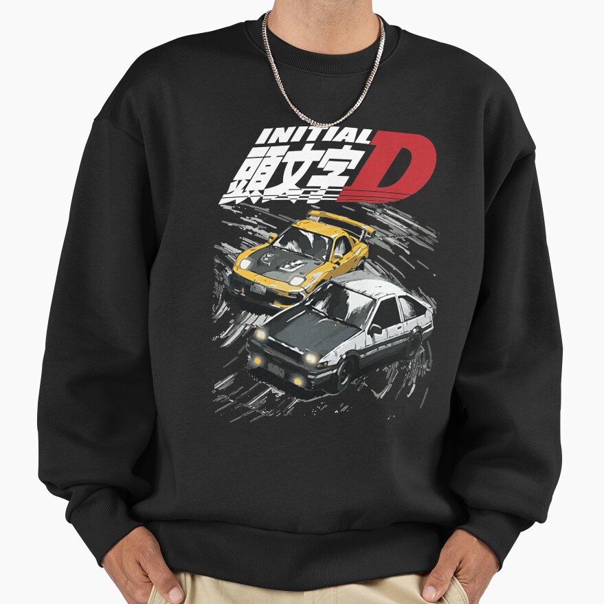 Initial D 86 Takumi Vs Keisuke Sweatshirt