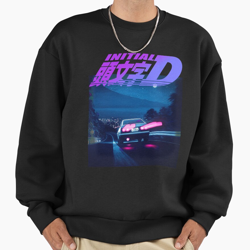 Best Selling Initial D Neon Ae86 Sweatshirt - Image 2