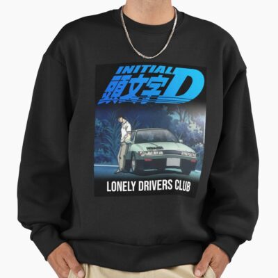 Alternative view of Initial D Lonely Drivers Club Sweatshirt
