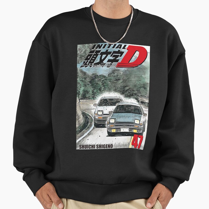 New Collection Initial D Vintage Design Sweatshirt