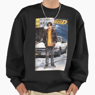 Initial D Manga Takumi Fujiwara Snow Sweatshirt
