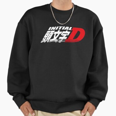 Anime Initial D Logo Classic Design Sweatshirt