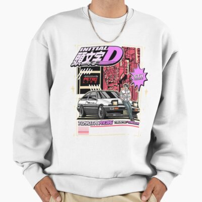 Alternative view of New Collection Ae 86 Initial D Classic Sweatshirt