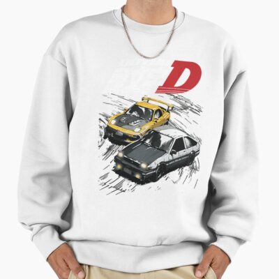 Alternative view of Initial D 86 Takumi Vs Keisuke Sweatshirt