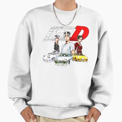 Alternative view of Initial D Main Characters Funny Sweatshirt