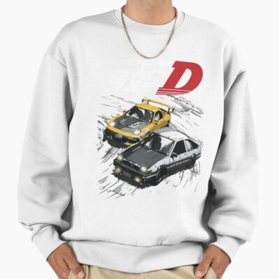 Alternative view of Mountain Drift Racing Initial D Ae86 Vs Fd Rx 7 Sweatshirt
