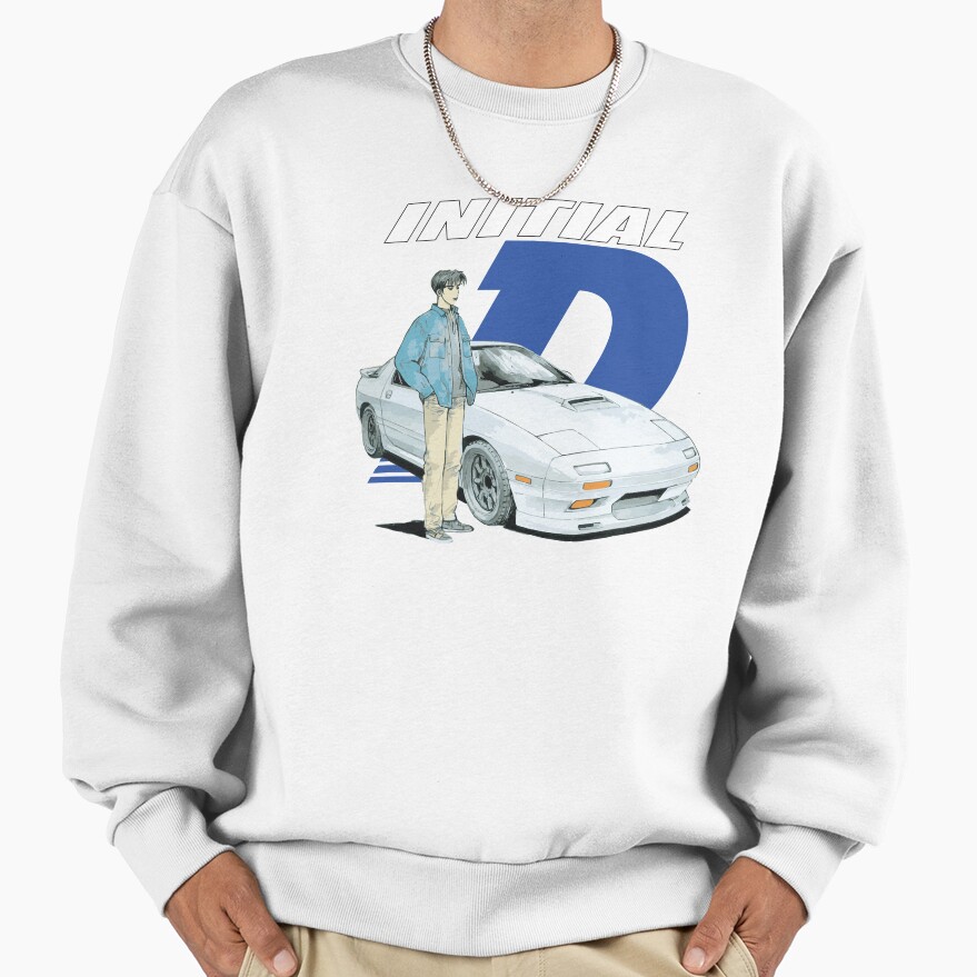 Initial D Takumi Fujiwara Fc Rx7 Drifting Sweatshirt - Image 2