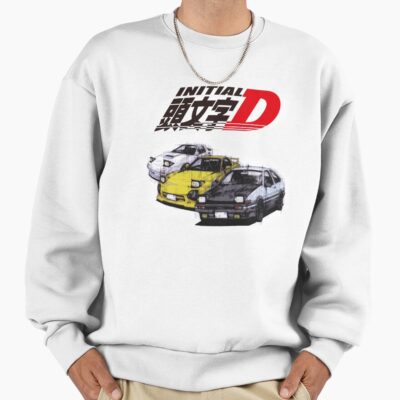 Initial D Ae86 And Rx7 Sketch Sweatshirt