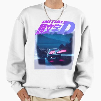 Alternative view of Hot Collection Initial D Neon Ae86 Retro Sweatshirt