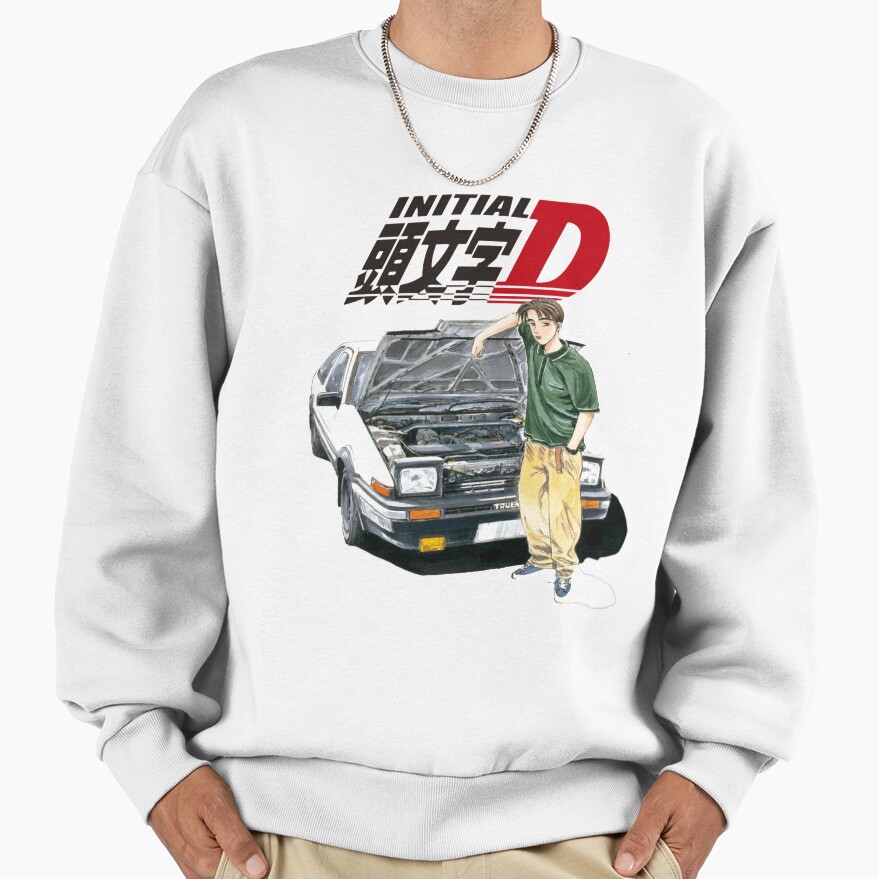 Anime Initial D Takumi Fujiwara Vintage Design Sweatshirt