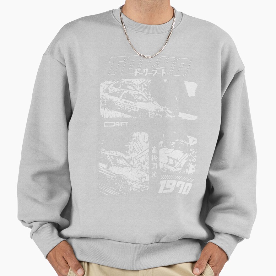 New Design Initial D Retro Sweatshirt - Image 4