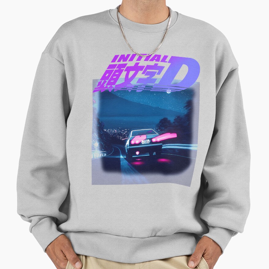 Hot Collection Initial D Neon Ae86 Retro Sweatshirt - Image 5