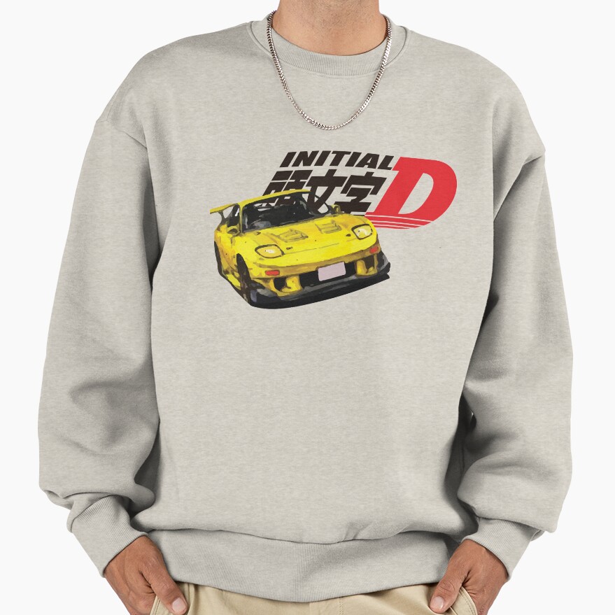 Best Selling Initial D Keisuke Rx 7 Sweatshirt - Image 3
