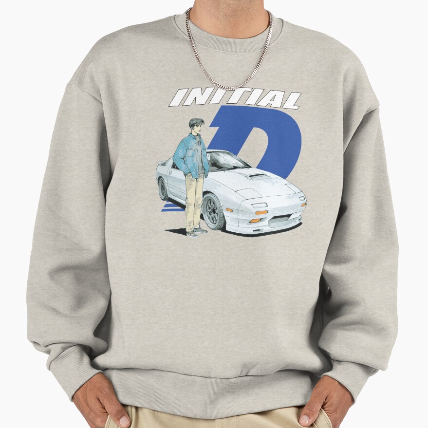 Initial D Takumi Fujiwara Fc Rx7 Drifting Sweatshirt - Image 3