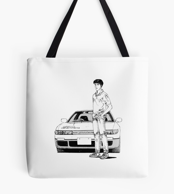 Hot Manga Initial D Iketani Basic Tote Bag