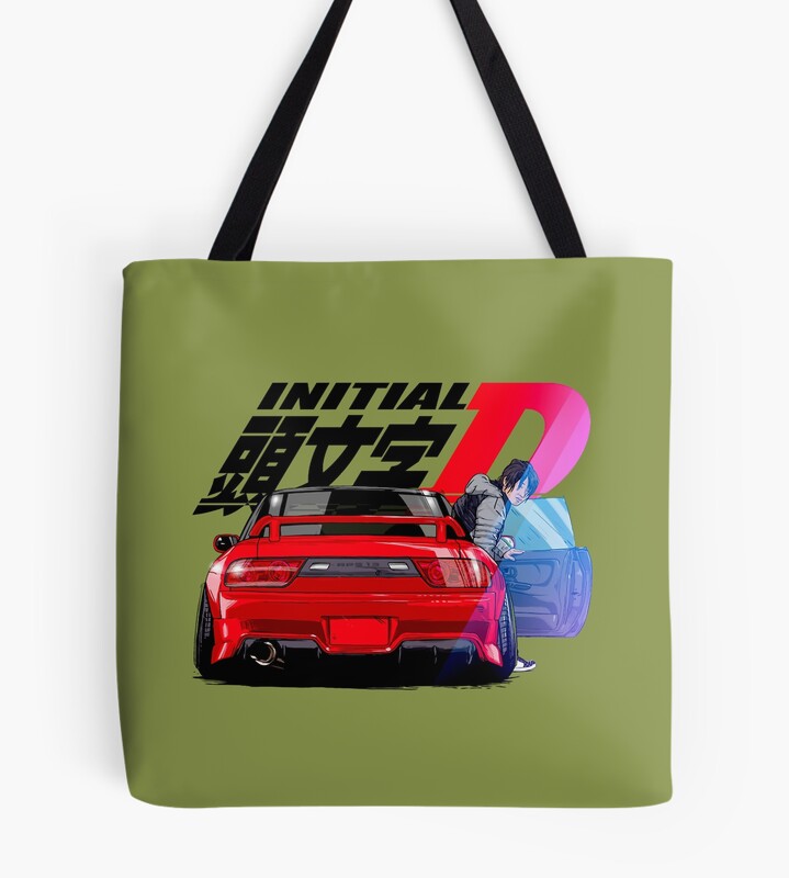 Hot Anime Initial D Vintage Design Tote Bag