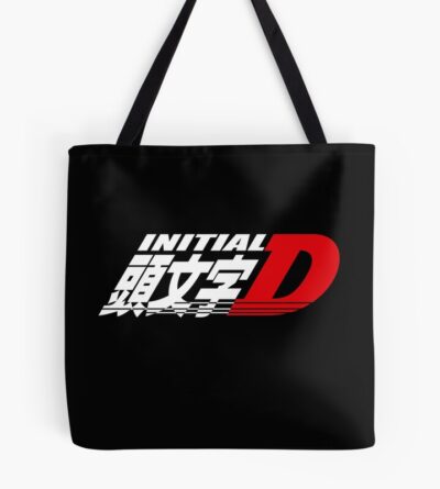 Anime Initial D Logo Classic Design Tote Bag