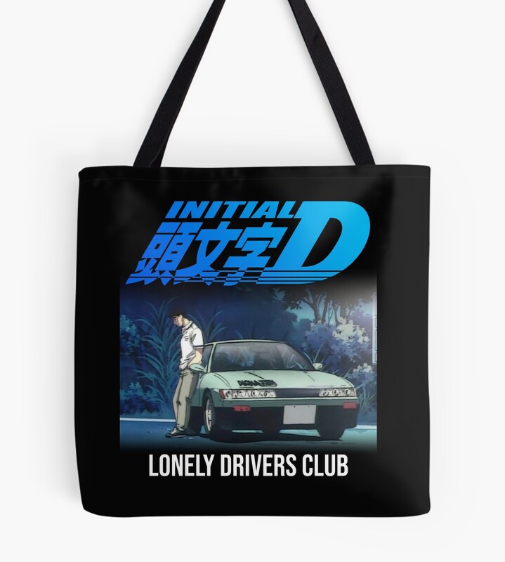 Initial D Lonely Drivers Club Tote Bag