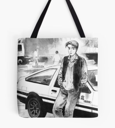 Initial D Takumi Manga Ae86 Vintage Design Tote Bag
