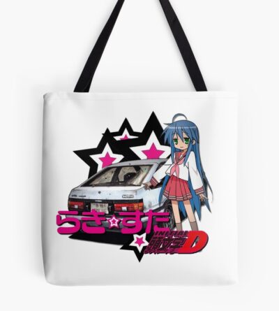 Lucky Star Konata Intitial D Tote Bag