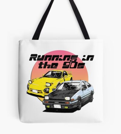 Initial D Running In The 90s Manga Tote Bag