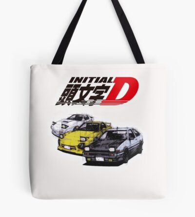 Initial D Ae86 And Rx7 Sketch Tote Bag