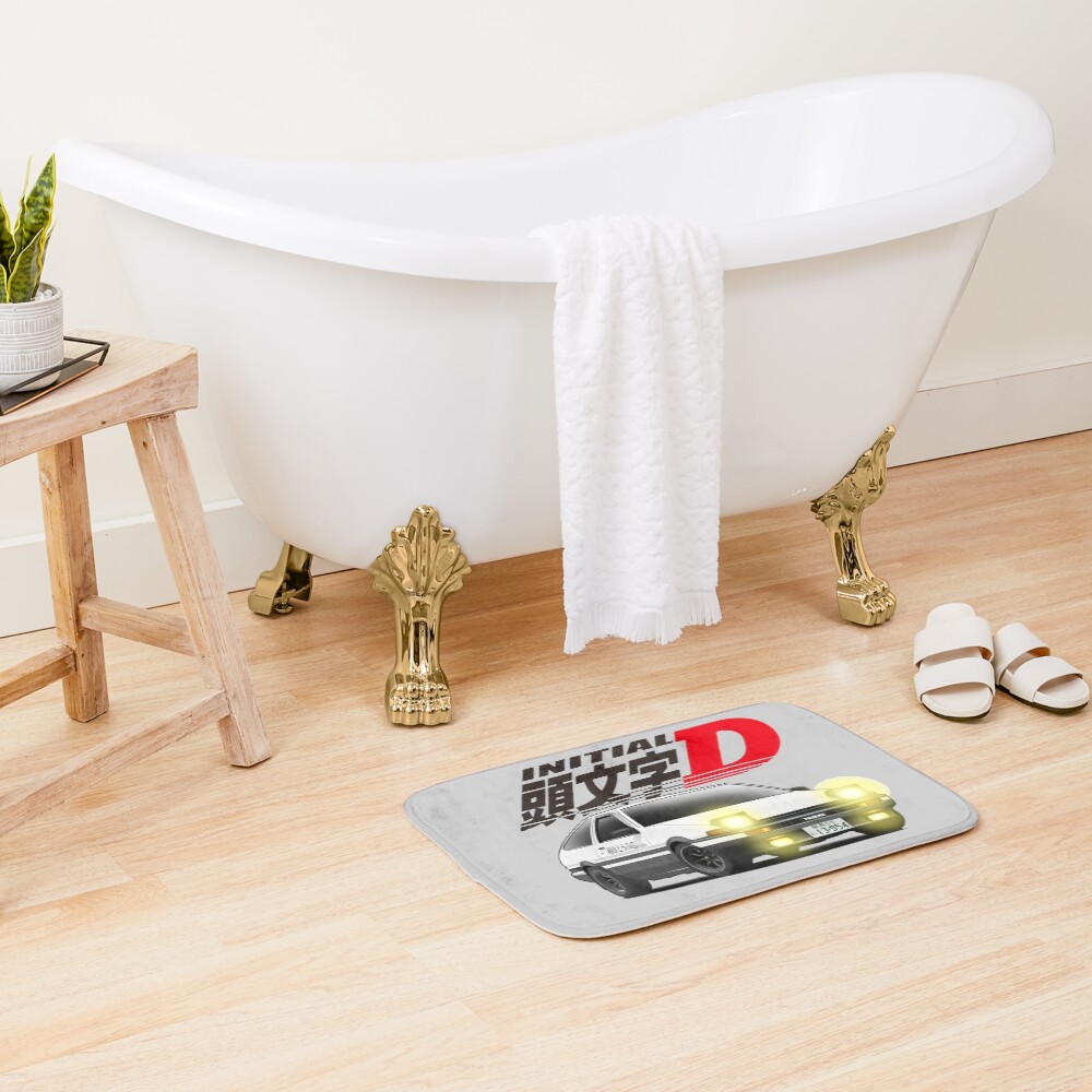 Initial D Graphics Vintage Bath Mat - Image 2