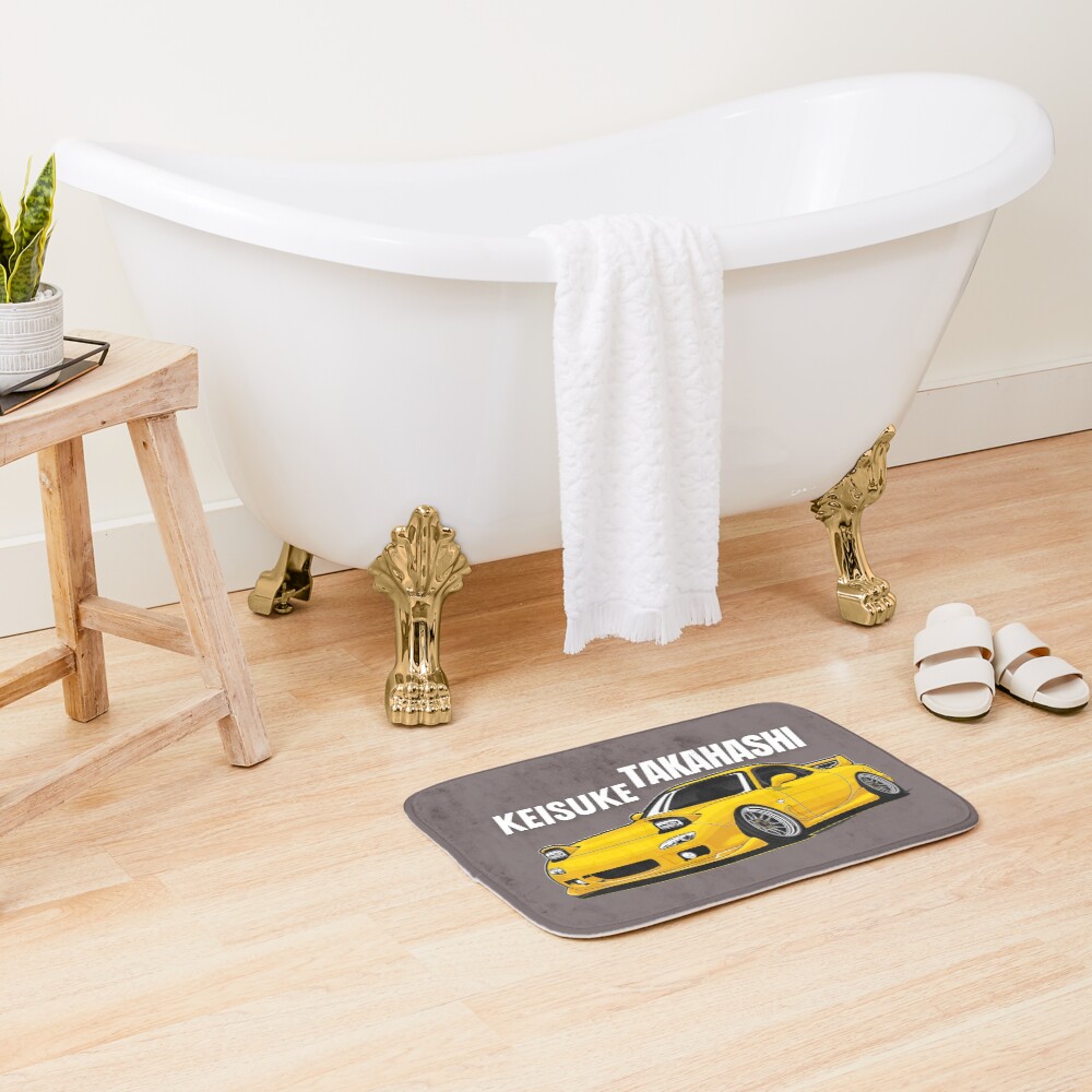 Hot Anime Initial D Keisuke Takahashi Fd Rx7 Bath Mat - Image 2