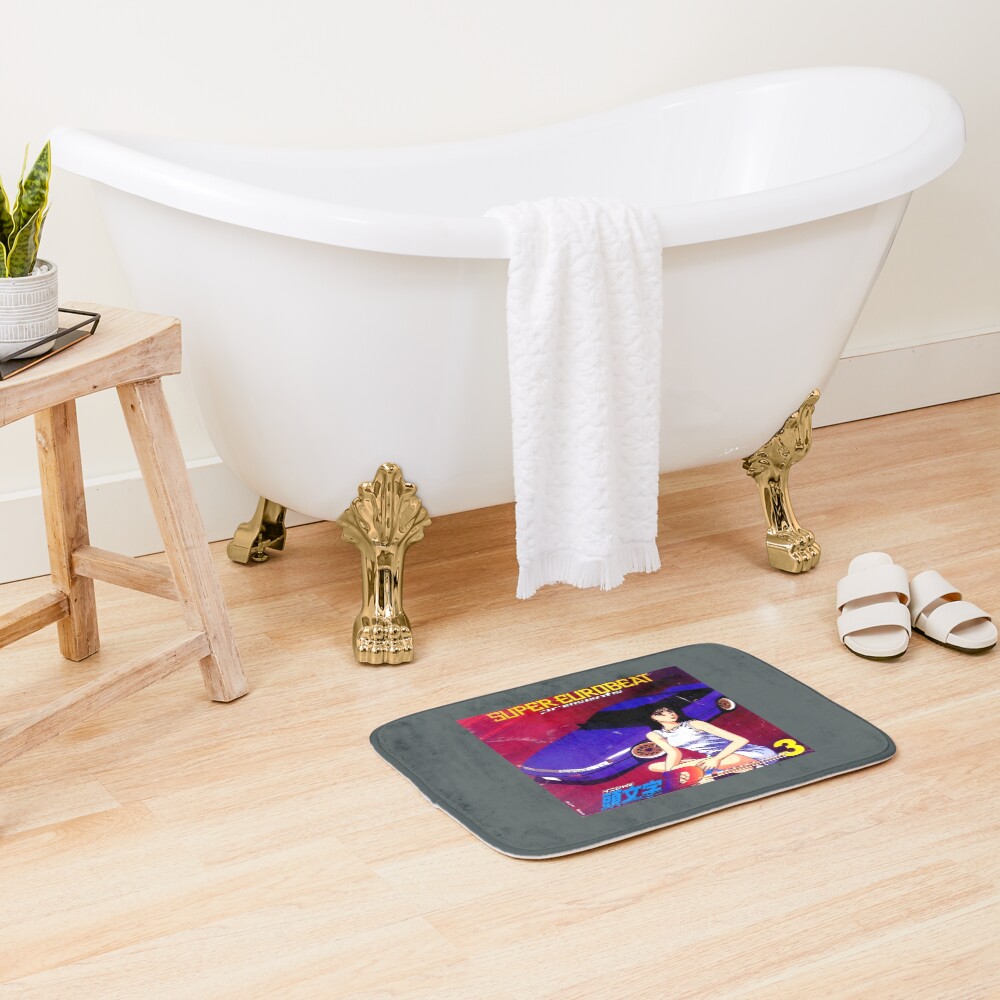Initial D Mako Super Eurobeat Anime Bath Mat - Image 2