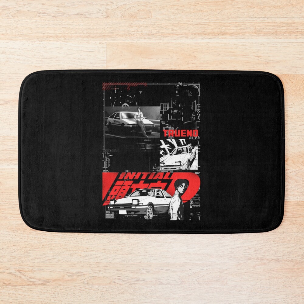 Hot Design Initial D Classic Bath Mat