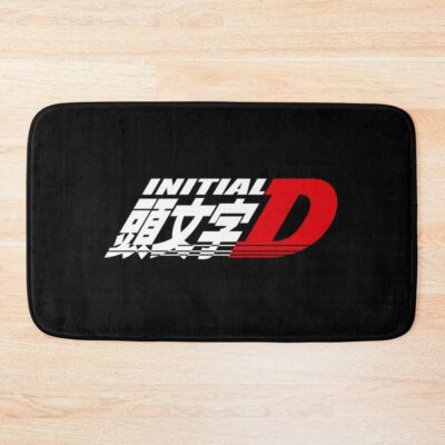 Anime Initial D Logo Classic Design Bath Mat