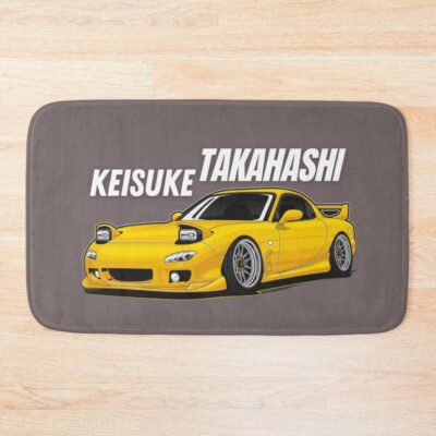 Hot Anime Initial D Keisuke Takahashi Fd Rx7 Bath Mat