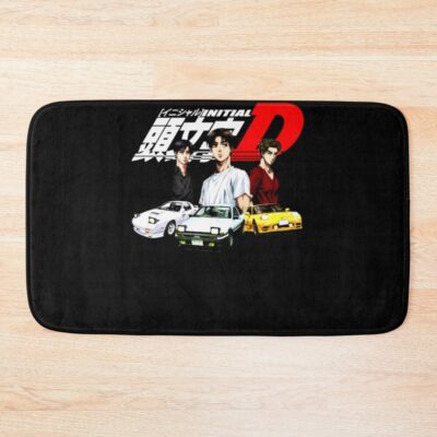 Initial D Main Characters Funny Bath Mat