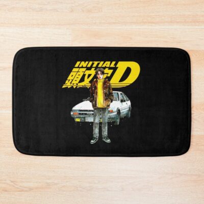 Initial D Anime Takumi Fujiwara Colorfull Bath Mat