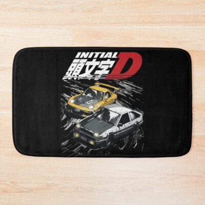Mountain Drift Racing Initial D Ae86 Vs Fd Rx 7 Bath Mat