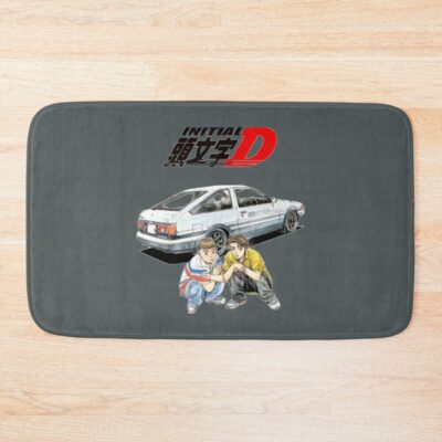 Anime Initial D Takumi And Itsuki Bath Mat