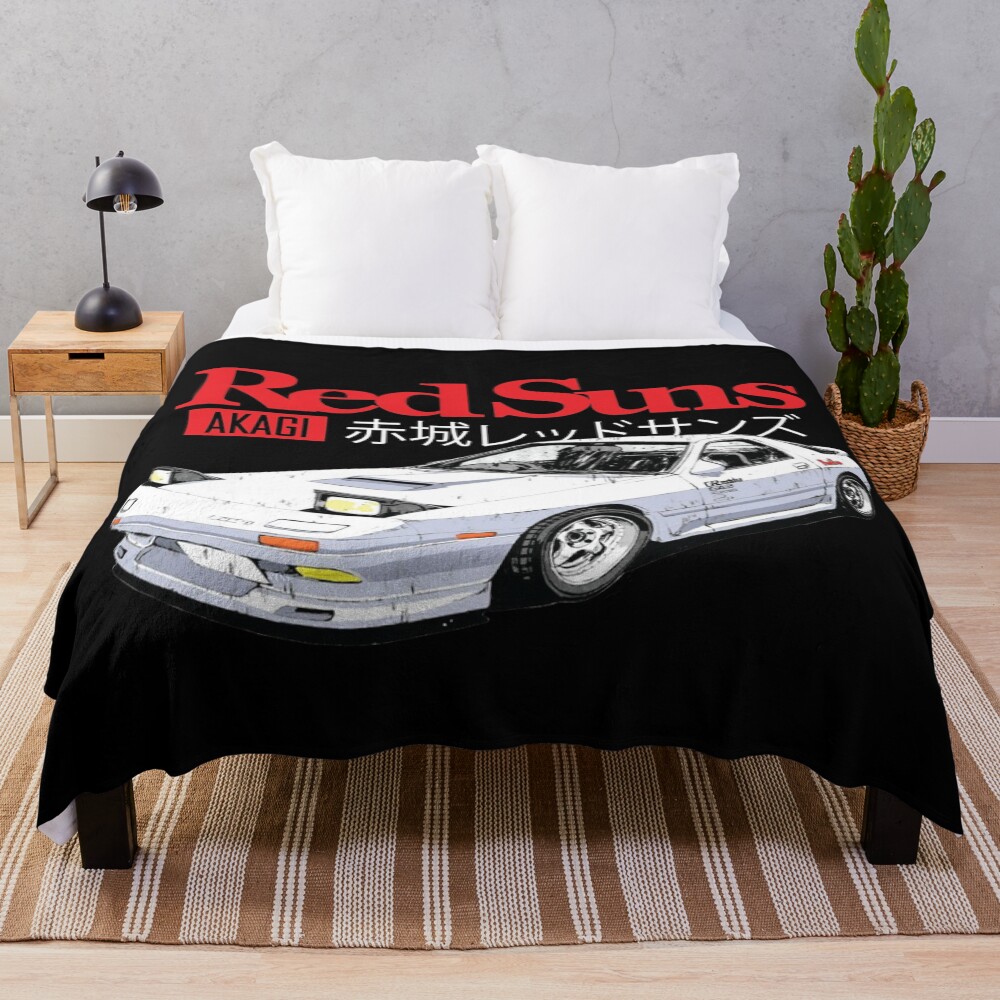 Akagi Redsuns Ryosuke Takahashi Initial D Throw Blanket