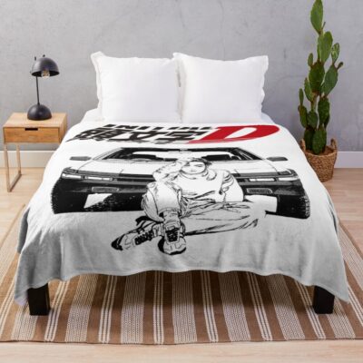 New Collection Initial D Takumi Fujiwara Retro Throw Blanket